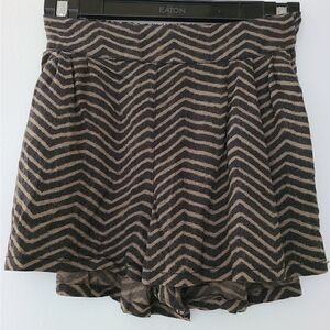 American Eagle Soft Shorts – Brown/Black Chevron, Size XXS